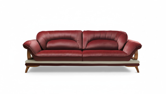 Sofa 3 miejsce do siedzenia Design Sofy Podkładka Siedziba Classic Design Trzymiejscowe Meble Materiał