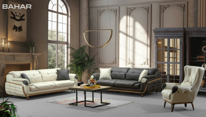 Zestaw sofowy 3+3+1 miejsce do siedzenia Grupa Sofa Fotel Sofas Classic Set