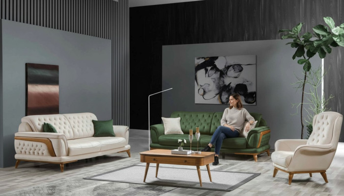 Ustawić luksusowy salon Zestaw sofowy 331 Siedziba Sofa Fotel Sofy 3-częściowe