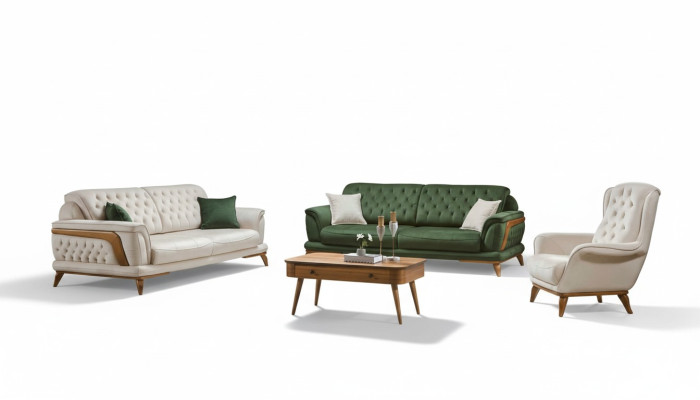 Ustawić luksusowy salon Zestaw sofowy 331 Siedziba Sofa Fotel Sofy 3-częściowe