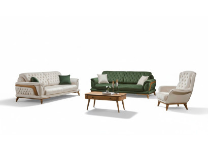 Ustawić luksusowy salon Zestaw sofowy 331 Siedziba Sofa Fotel Sofy 3-częściowe