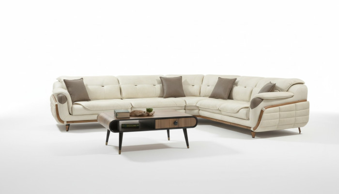 Narożnikowa kanapa Włókiennicza sofa w kształcie litery L Żywy krajobraz Podkładka kanapy kanapy
