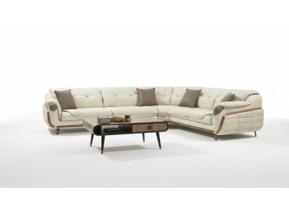 Narożnikowa kanapa Włókiennicza sofa w kształcie litery L Żywy krajobraz Podkładka kanapy kanapy