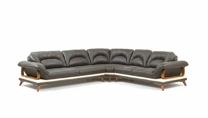 Narożnikowa kanapa Sofa w kształcie litery L podkładka sofy Żywy krajobraz tkanina sofa