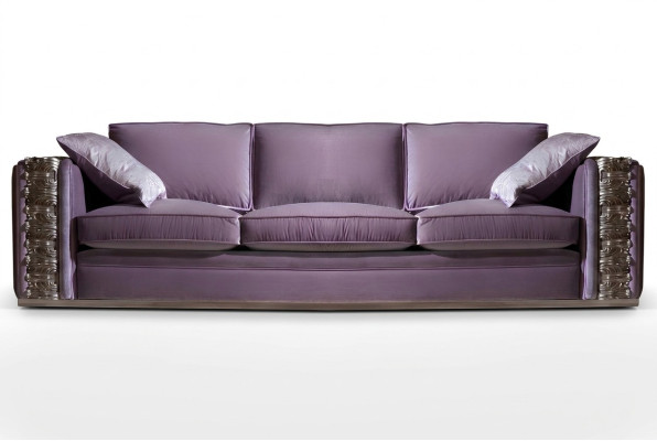 Sofa Klasyczna Duża xxl Sofa Salonowa Włókienniczy Czteroosobowa Włoska