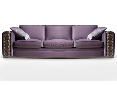 Sofa Klasyczna Duża xxl Sofa Salonowa Włókienniczy Czteroosobowa Włoska