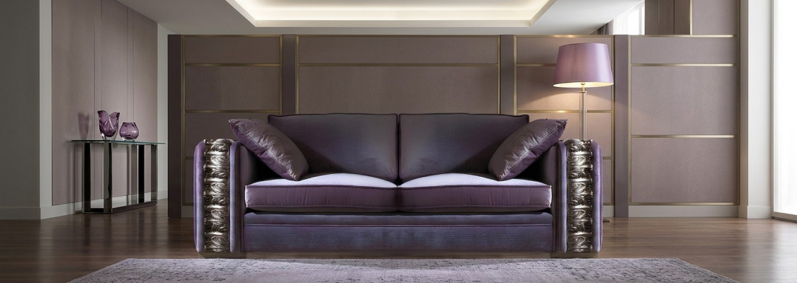 Sofa 3 miejsce do siedzenia Design Sofy Podkładka Kanapy Włókienniczy Relaks Classic Meble Couch