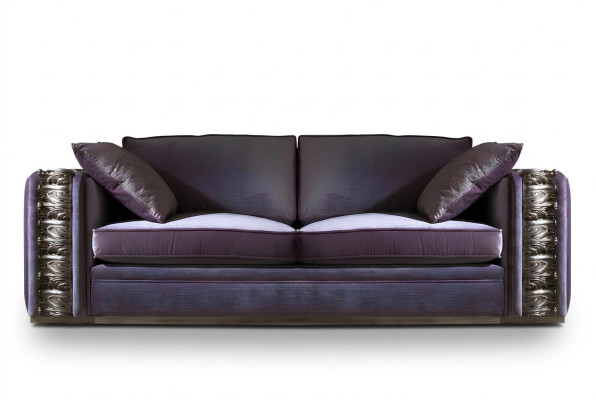 Sofa 3 miejsce do siedzenia Design Sofy Podkładka Kanapy Włókienniczy Relaks Classic Meble Couch
