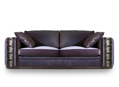 Sofa 3 miejsce do siedzenia Design Sofy Podkładka Kanapy Włókienniczy Relaks Classic Meble Couch