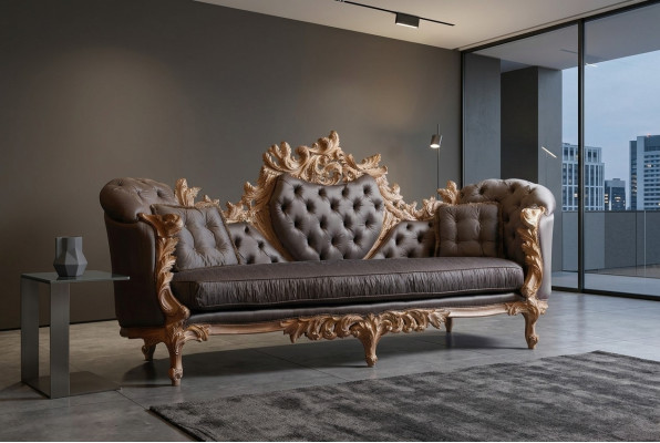 Sofy do Salonu Kanapy Tapicerka 4 Siedziba New Design XXL Duża Sofa Kanapa