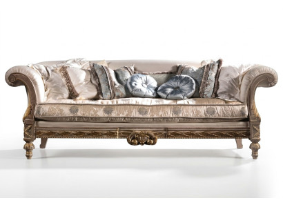 Sofa trzyosobowa Chesterfield klasyczna Żywy krajobraz sofa tekstylna 3 Siedziba kanapa