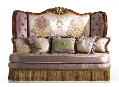 Ponadczasowa elegancja stylowa fioletowa trzyosobowa sofa Chesterfield do Twojego domu
