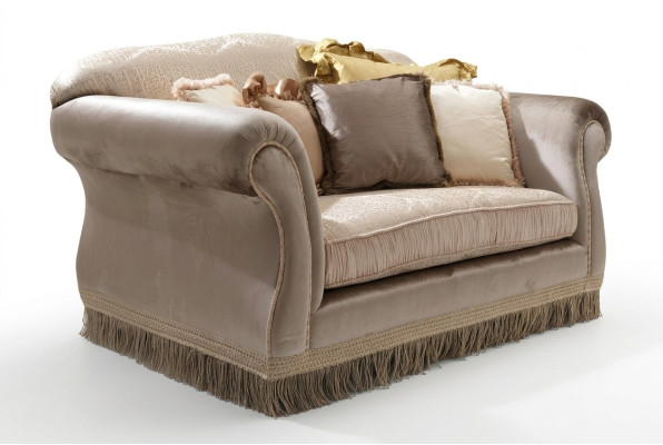 Designerskie Meble Dwumiejscowe 2 miejsce do siedzenia Sofa Kanapa Podkładka Meble Włoskie Nowe