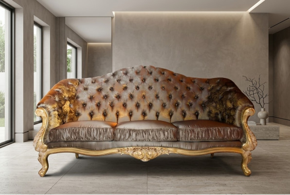 Sofa Kanapa Design Kanapy Podkładka Włókienniczy Włoski Meble miejsce do siedzenia Ławka 3 miejsce do siedzenia