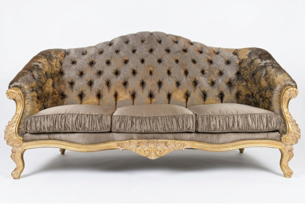 Sofa Kanapa Design Kanapy Podkładka Włókienniczy Włoski Meble miejsce do siedzenia Ławka 3 miejsce do siedzenia