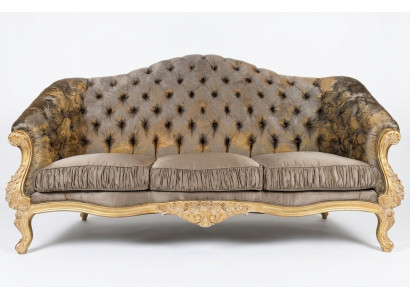 Sofa Kanapa Design Kanapy Podkładka Włókienniczy Włoski Meble miejsce do siedzenia Ławka 3 miejsce do siedzenia