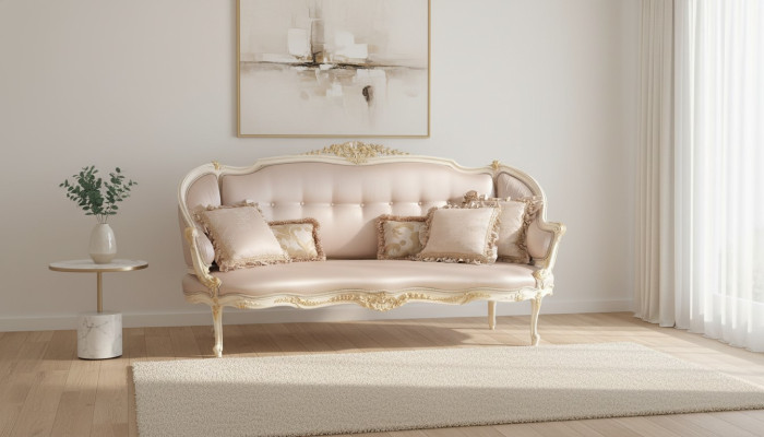 Luksusowe 2 miejsce do siedzenia Sofa Podkładka Sofa Włókienniczy Materiał Kanapy Ustawić Dwumiejscowe Nowe