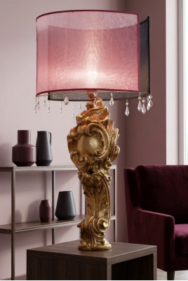 Klasyczna Lampa Biurko Lampa Stojąca Lampa Barokowa Rokoko Lampa podłogowa