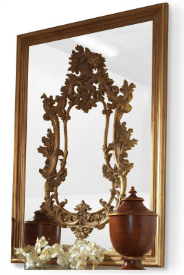 Lustro Lustro Baroque Rokoko lustro ścienne Włoskie Meble Lustro