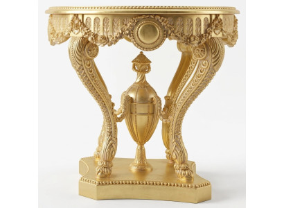 stolik kawowy Stolik Drewno Salon Tabela Meble z Włoch Vintage Gold