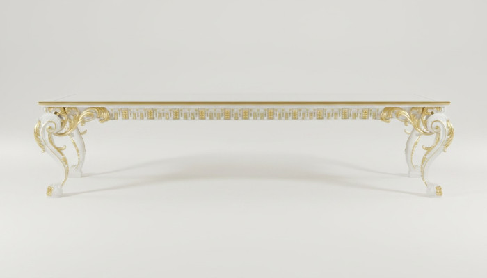 Stół obiadowy jadalnia Salon Drewno Tabela Design Meble Solidne drewno stoły Włochy