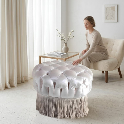Hoker klubowy do salonu Meble Krzesło tapicerowany design Klasyczny salon Włochy