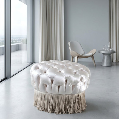 Hoker klubowy do salonu Meble Krzesło tapicerowany design Klasyczny salon Włochy