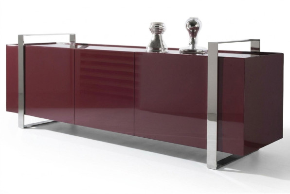 Luksusowy Kredens Design Komoda Meble Boiserie Italia Wysoki Połysk Nowość