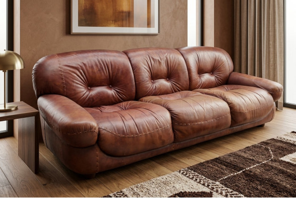 Sofa trzyosobowa Chesterfield klasyczna Żywy krajobraz sofa tekstylna 3 Siedziba Couch