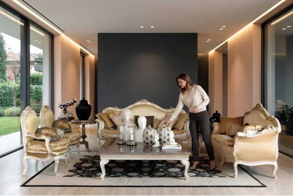 Design Sofy Sofa Ustawić Grupa Modern Luksusowy elegancki zestaw wypoczynkowy 3+2+1 miejsce do siedzenia