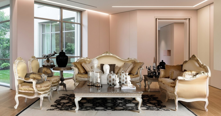 Design Sofy Sofa Ustawić Grupa Modern Luksusowy elegancki zestaw wypoczynkowy 3+2+1 miejsce do siedzenia