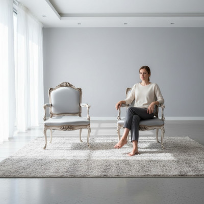Krzesło Design Solidne drewno Podłokietniki Luksusowy Fotel jadalnia Salon Meble biurowe