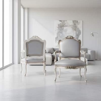 Krzesło Design Solidne drewno Podłokietniki Luksusowy Fotel jadalnia Salon Meble biurowe