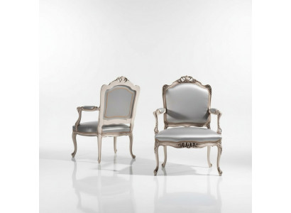 Krzesło Design Solidne drewno Podłokietniki Luksusowy Fotel jadalnia Salon Meble biurowe