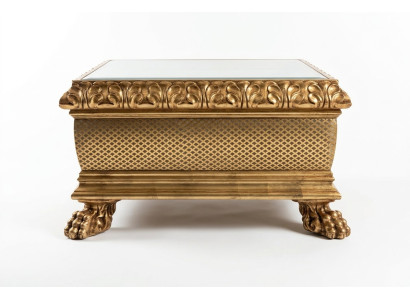 stolik kawowy Design Meble Style Baroque Drewno Włoski Tablica stoły Stoliki do kawy