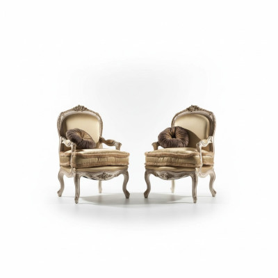 Fotel Biblioteka Czytanie Krzesło UszyFotel Sofa Podkładka Włoskie Meble Luxury
