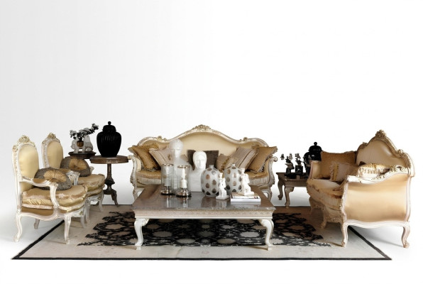 Design Sofy Sofa Ustawić Grupa Modern Luksusowy elegancki zestaw wypoczynkowy 3+2+1+1 miejsce do siedzenia