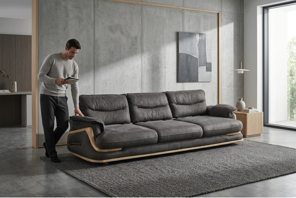 Sofa Kanapa Podkładka Sofy Trzyosobowe Luksusowe Meble Włoski Design Sofy 3-osobowe