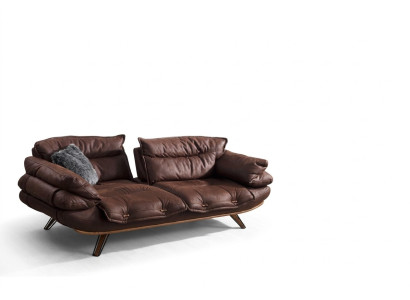 Kanapa wielofunkcyjna Sofa trzyosobowa kanapy Meble sofy brązowe miękkie wyściełane