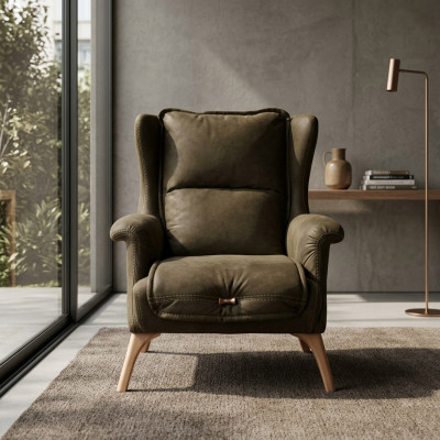 Miękkie Uszy Fotel Sofa Fotel Sofa Jednoosobowa Sofa Zamszowa Wygląd Czarny