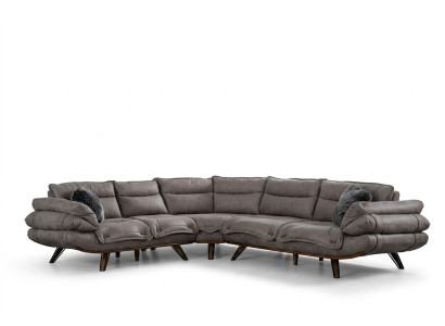 Narożnikowa kanapa sofa w kształcie litery L podkładka sofy Żywy krajobraz tkanina sofa narożnik kanapa Włókienniczy