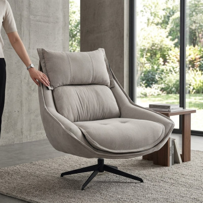 Obrotowa Fotel Luxury EarsFotel Loft Meble Design Krzesło Sofa Jednoosobowa Kanapa