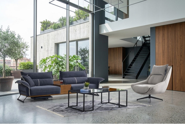 Luksusowy Zestaw Ustaw Zestaw sofowy 4+1 miejsce do siedzenia Sofa Sofy Fotel Materiał 2szt. zestawy