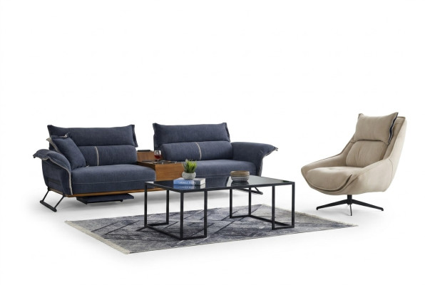 Luksusowy Zestaw Ustaw Zestaw sofowy 4+1 miejsce do siedzenia Sofa Sofy Fotel Materiał 2szt. zestawy