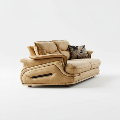 Sofa 3 miejsce do siedzenia Luksusowe Meble Salon Klasyczny Trzyosobowy Design Włoski