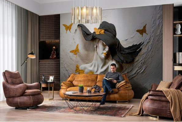 Zestaw sofowy 3+1+1 miejsce do siedzenia Zestaw Design Sofa Podkładka Kanapy Modern 3 szt