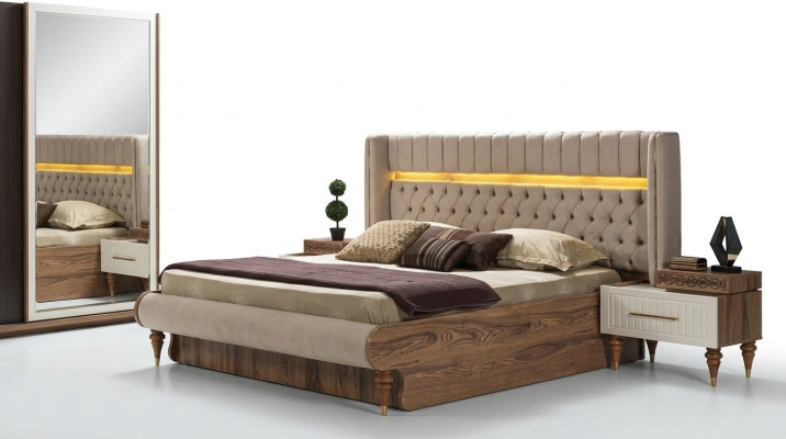 Łóżko Podwójne łóżko Meble Umeblowanie Nowa Sypialnia Meble Design
