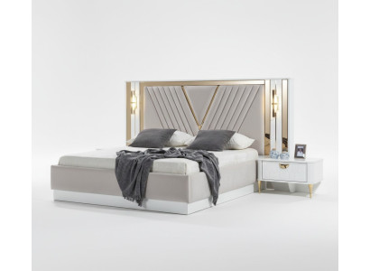 Stolik nocny design konsola boczna do spania Pokój Drewno luksusowe konsole