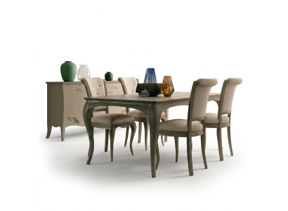 Stół obiadowy Design Meble Meble stoły Solidne drewno Tabela New Luxury Italian