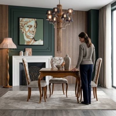 Krzesło Tapicerowane Brązowe Krzesła Krzesło do Jadalni Krzesło Biurowe Fotel Fotel Krzesło Design